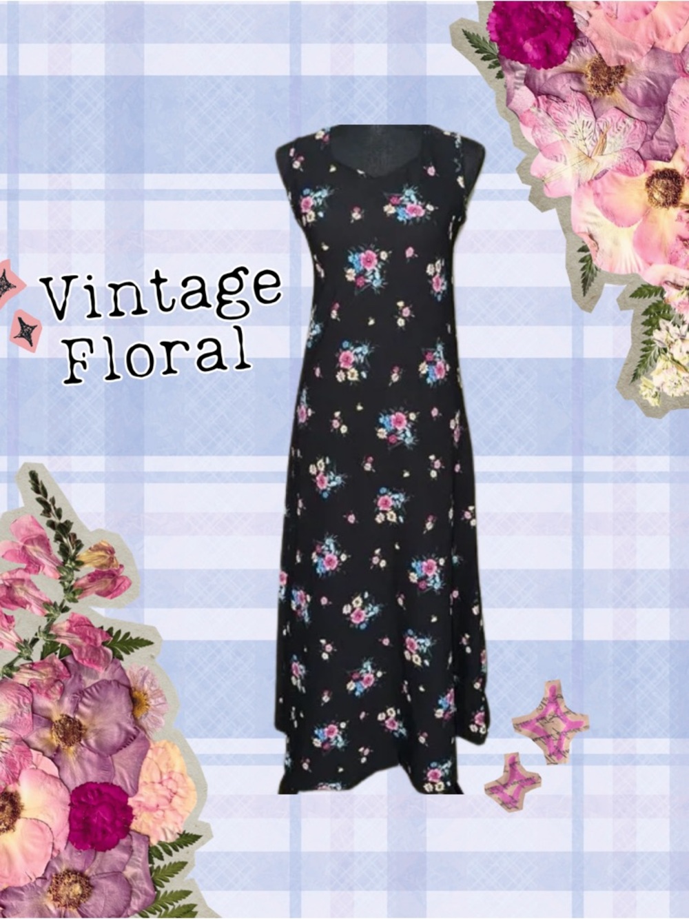 Cottagecore Floral maxi dress